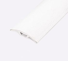 Порог (стык) Русский профиль  разноуровневый ламинированный с дюб, 30*2700мм, Дуб вайт